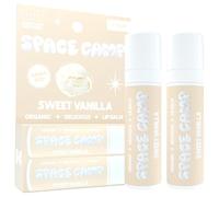 Space Camp Bálsamo labial Jumbo - Bálsamo orgánico con sabor a vainilla dulce (paquete de 2)