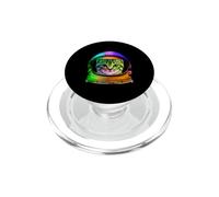 Space Cat Astronaut In Galaxy Funny Cats Lover PopSockets PopGrip para MagSafe