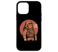 Space Cat Good Luck Japonés 1950 Retro Estética Kawaii Carcasa para iPhone 12 mini