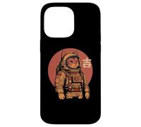 Space Cat Good Luck Japonés 1950 Retro Estética Kawaii Carcasa para iPhone 14 Pro Max