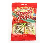 Space Chupi Mojis - Caramelos con palo sabor frutas y cola - 8 unidades