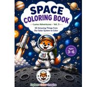 Space Coloring Book: 50 Amazing Things from Our Solar System to color (Lumo Adventures)
