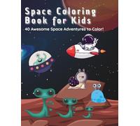 Space Coloring Book for Kids: 40 Big & Bold Outer Space Coloring Pages with Astronauts, Planets, Rockets & Aliens - For Boys and Girls Ages 3-8 (The Magic World Coloring Collection)