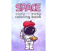 space cozy and easy coloring book