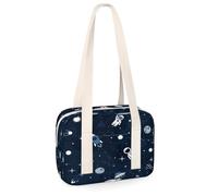 Space Cute Astronaut - Pequeñas bolsas de lona deportivas espaciales, minibolsa de gimnasio, ligera, casual, bolsa organizadora de deportes para niños, niñas, niños, mujeres y hombres