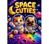 Space Cuties: 25 Fun Space Coloring Pages for Preschoolers and Young Kids