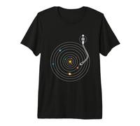 Space DJ Galaxy Universe - EDM Tocadiscos de música del Sistema Solar Camiseta Premium