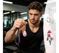 Space Fidget Keychain, Rocket Sensory Toy, Cute Space , Soft Squeeze Portable Stress Relief Sturdy Mini Design, for Kids Friends Teens Classroom Office Work Travel Party Favors