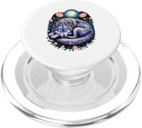 Space Flowers Lobo Lobos PopSockets PopGrip para MagSafe