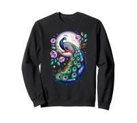 Space Flowers Pavo Real Pavos Reales Sudadera