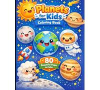Space Fun & Planets: A Kids Coloring Adventure: Over 80 Playful Planet and Space Scenes for Curious Little Artists (Ages 4-8)