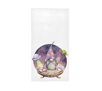 Space Galaxy GNOME Toallas de Mano Alien UFO Planet Stars Decoración Cocina Plato Toalla Baño Toalla 30 x 15 Pulgadas para Playa Invitado Hotel SPA Gimnasio Deporte Yoga Hogar