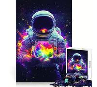 Space Galaxy - Mundo del Viajero Cósmico Rompecabezas para Adultos 1000 Piezas Juego Inteligente Tranquilo Patrón de Montaje Regalo increíble (50x75cm)