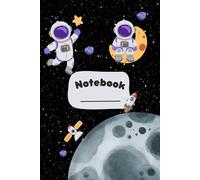 Space Handwriting Practice Notebook: Fun Lined Writing Journal for Kids - Preschool & Kindergarten Double Line Paper: Space-Themed Handwriting ... Line Paper for Preschool and Kindergarten