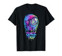 Space Helmet Drip Style Astronaut Cool Hombres Mujeres Niños Galaxy Camiseta