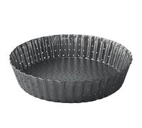 Space Home - 28 cm Molde Quiche Perforado - Moldes para Bizcochos - Molde para Tartas Desmontable - Moldes Reposteria - Molde Bizcocho Horno - Molde de Horno Rizado - Forma Bolo - 28 cm