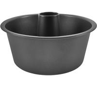 Space Home - Molde Savarin - Molde Redondo para Bizcochos - Molde de Repostería - Acero - Revestimiento Antiadherente - Diámetro 25 cm - Gris