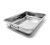 Space Home - Rustidera de Horno con Asas - Bandeja de Horno Universal - Bandeja para Asar - Bandeja para Hornear - Fuentes de Horno - Fuentes para Asar - 40 cm