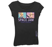 Space Jam 2: a New Legacy Lola Bunny Tune Squad - Camiseta para niñas, Negro, 14-16