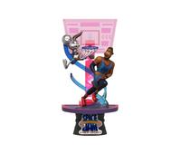 Figura de acción coleccionable de Beast Kingdom Space Jam Bugs Bunny y Lebron Ja