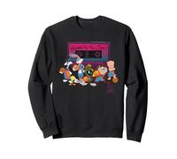 Space Jam A New Legacy Team Cassette Sudadera, Unisex para Adultos, Negro, XXL