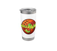 Space Jam Basketball Logo Vaso térmico de acero inoxidable de doble pared
