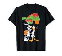 Space Jam Looney Tunes Bugs Lucas Héroes de Baloncesto Clásico Camiseta