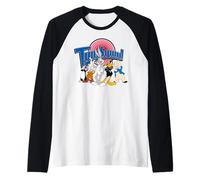Space Jam Looney Tunes Bugs Lucas Porky Clásico Silvestre Camiseta Manga Raglan