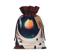 Space Journey Holiday - Bolsa con cordón estampada para envolver fiestas, recuerdos de boda y almacenamiento