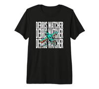 Space Junk Debris Watcher Satellite Tracker Camiseta Premium