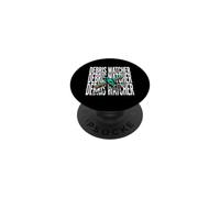 Space Junk Debris Watcher Satellite Tracker PopSockets PopGrip Adhesivo