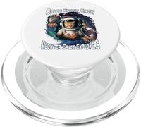 Space Kitty Crew Meowter Space Explorers Lindo Gatito cósmico PopSockets PopGrip para MagSafe