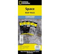 National Geographic Space (Stargazer Folded Map Pack Bundle) (National Geographic Reference Map)