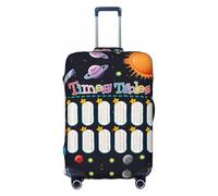 Space Math Times Tables - Fundas protectoras elásticas para equipaje de 45,7 a 81,3 cm, Black, XL