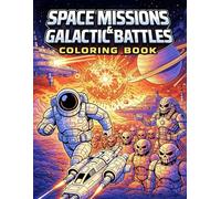 Space Missions and Galactic Battles Coloring Book: Epic Sci Fi Coloring Pages for Kids and Teens | Space Wars, Aliens and Adventures (Bright Path Coloring Book Series)