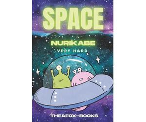 Space Nurikabe Very Hard: 55 Very Hard Nurikabe Puzzles | Solutions included
