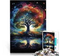 Space Of Tree- Sierra de calar, 1000 piezas para adolescentes desafiantes de completar pero divertida y divertida interacción entre padres e hijos, 38 x 26 cm