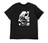 Space Pirate Captain Harlock Albator Anime Unisex 100% Cotton Short-Sleeve T-Shirts Black XXL