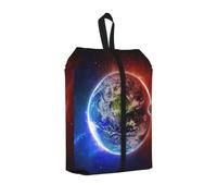 Space Planet Earth Print - Bolsa de viaje de gran capacidad para zapatos de viaje, impermeable, portátil, bolsa de almacenamiento de calzado para natación, 1 unidad, Talla única, Cierre de cremallera