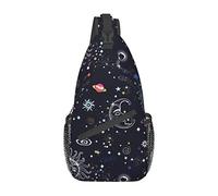 Space Planet Sling Bag, Chest Bag Daypack, Crossbody Sling Mochila para Viajes, Deportes, Correr, Senderismo