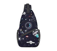 Space Planet Sling Bag, Chest Bag Daypack, Crossbody Sling Mochila para Viajes, Deportes, Correr, Senderismo