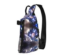 Space Planet Space Planet Diagonally Sling Bag, Crossbody Sling Backpack Shoulder Chest Bag para Mujeres Hombres, Travel Hiking Daypack