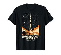 Space Rocket Center Camisa Huntsville AL Astronaut Graphic Camiseta