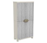 Space Saver Armario multiusos de plástico (L x An x Al: 45 cm x 90 mm x 184 cm, Nordic)