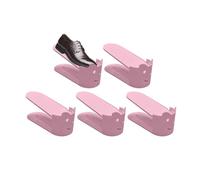 Space Saver, Doble Deck Boot Stacker, 9,65 x 3,74 x 3,54 Pulgadas, Space Saving Shoe Storage Slots, Non Slip Sneaker Organizer for Closet and Living Room (Multi)