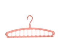 Space Saving Clothes Hangers - 11 Slot Organizer Rack for Coats Jackets Closet | ABS Multi Layer Storage Holder, Vertical Wardrobe Maximizer for Apartment Dorm Laundry Room
