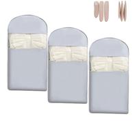 Space Saving Hanging Garment Bag with Self Compression Zipper, Dust Cover Clothes Bags for Down Coat, Winter Coat Storage(Grey,3*L)