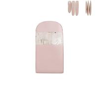 Space Saving Hanging Garment Bag with Self Compression Zipper, Dust Cover Clothes Bags for Down Coat, Winter Coat Storage(Pink,L)
