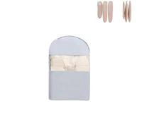 Space Saving Hanging Garment Bag with Self Compression Zipper, Dust Cover Clothes Bags for Down Coat, Winter Coat Storage(Grey,M)