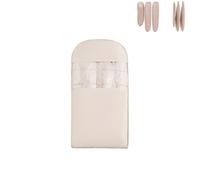 Space Saving Hanging Garment Bag with Self Compression Zipper, Dust Cover Clothes Bags for Down Coat, Winter Coat Storage(Beige,L)